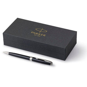 Parker, penna a sfera Sonnet in acciaio inox e ottone laccato - personalizzabile con logo