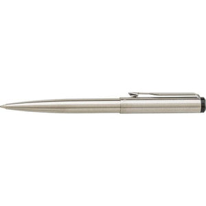 Parker, penna a sfera Vector in acciaio inox color argento - personalizzabile con logo