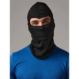 Passamontagna Microfibre Balaclava nero - personalizzabile con logo