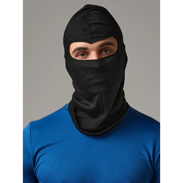 Passamontagna Microfibre Balaclava nero - personalizzabile con logo