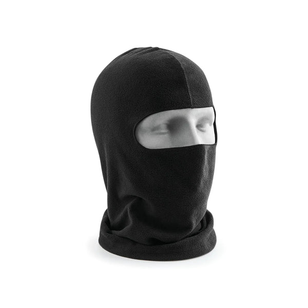 Passamontagna Microfleece Balaclava nero - personalizzabile con logo