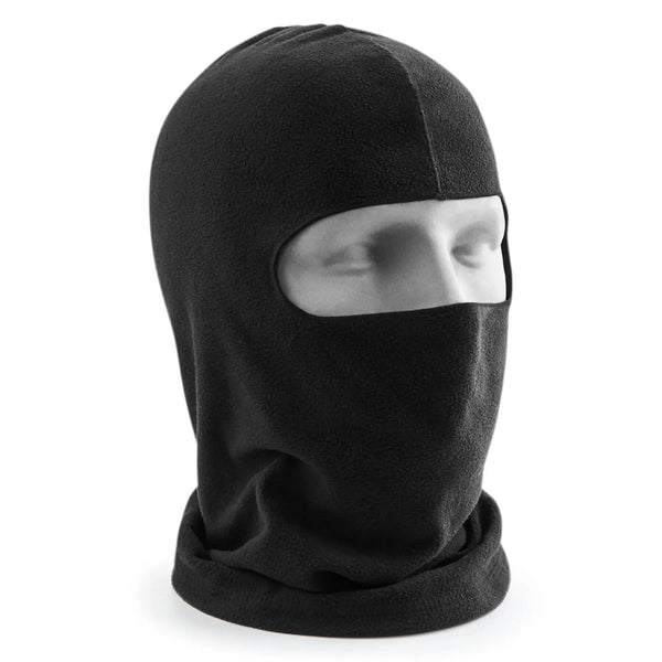 Passamontagna Microfleece Balaclava nero - personalizzabile con logo