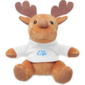 Peluche a forma di renna - personalizzabile con logo