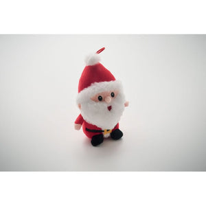 Peluche di Babbo Natale Rosso - personalizzabile con logo