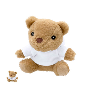 Peluche Glik marrone - personalizzabile con logo