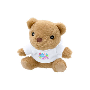 Peluche Glik marrone - personalizzabile con logo