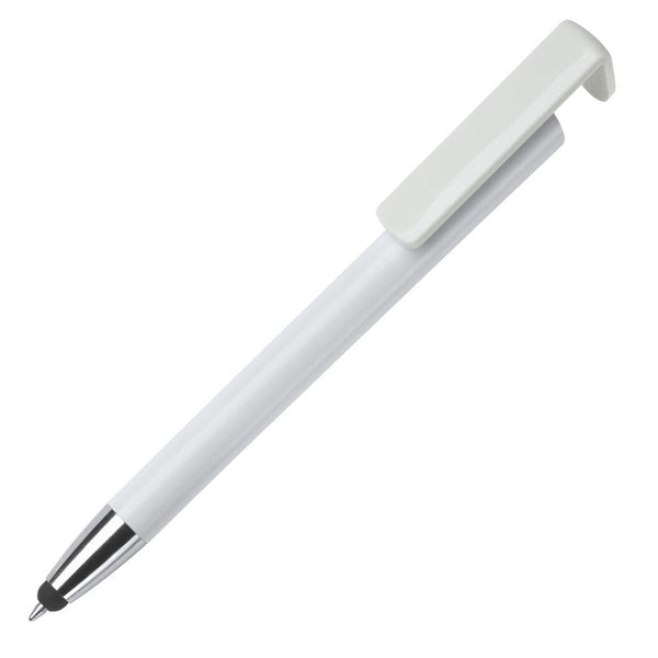 Penna 3 in 1 touch Bianco - personalizzabile con logo