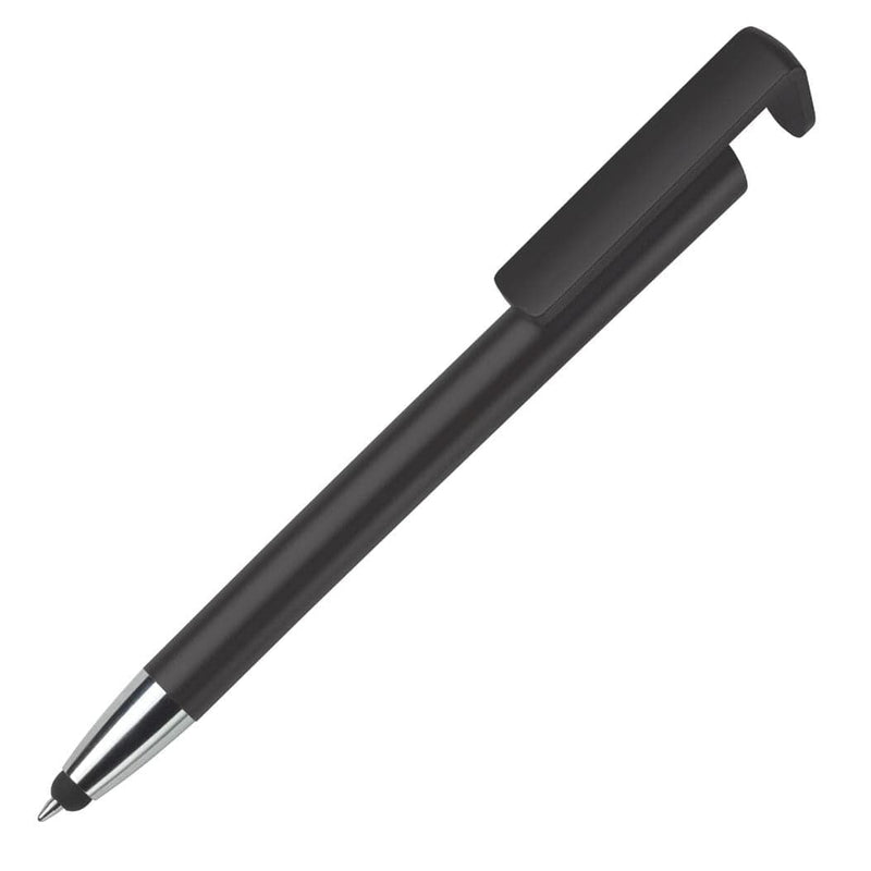 Penna 3 in 1 touch Nero - personalizzabile con logo
