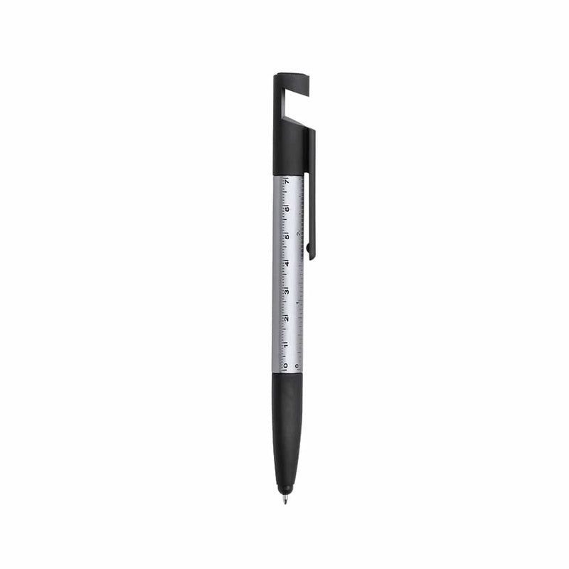 Penna 7 in 1 Payro color argento - personalizzabile con logo