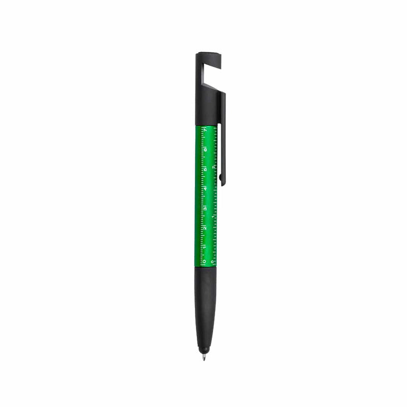 Penna 7 in 1 Payro verde - personalizzabile con logo