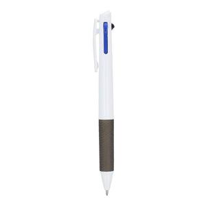 Penna a 3 colori con impugnatura e cordino - personalizzabile con logo