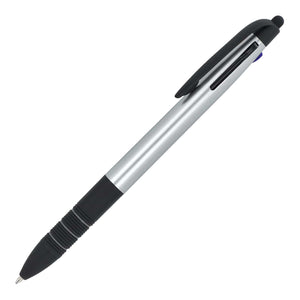 Penna a 3 colori Elegant color color argento - personalizzabile con logo