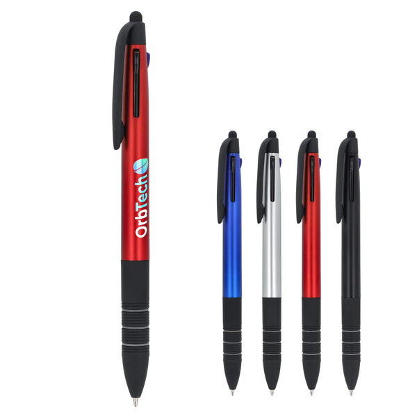 Penna a 3 colori Elegant - personalizzabile con logo
