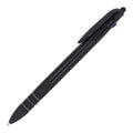 Penna a 3 colori Elegant Nero - personalizzabile con logo