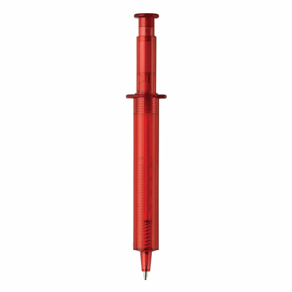 Penna a forma di siringa - personalizzabile con logo
