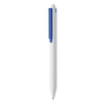 Penna a pulsante in ABS blu - personalizzabile con logo