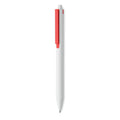 Penna a pulsante in ABS rosso - personalizzabile con logo
