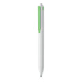 Penna a pulsante in ABS verde calce - personalizzabile con logo