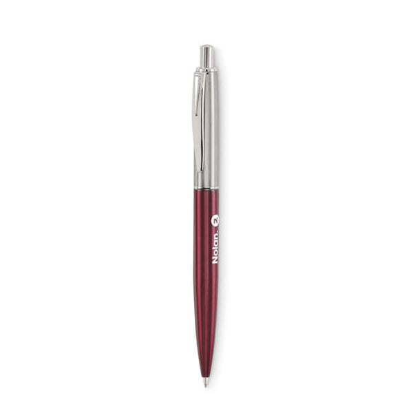 Penna a pulsante in confezione - personalizzabile con logo