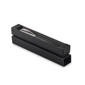 Penna a pulsante in confezione Nero - personalizzabile con logo