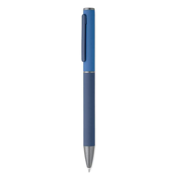 Penna a sfera a rotazione Blu - personalizzabile con logo