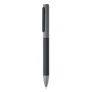 Penna a sfera a rotazione Nero - personalizzabile con logo
