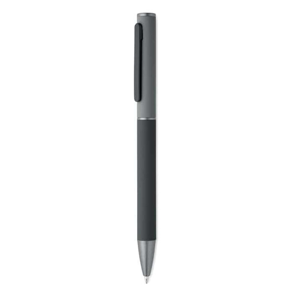 Penna a sfera a rotazione Nero - personalizzabile con logo