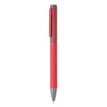 Penna a sfera a rotazione Rosso - personalizzabile con logo