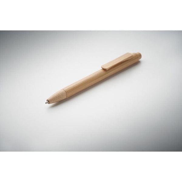 Penna a sfera ain bamboo natural - personalizzabile con logo