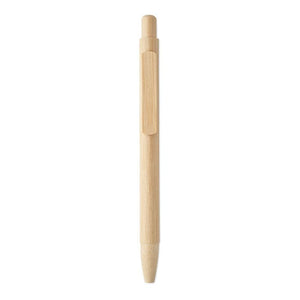 Penna a sfera ain bamboo natural - personalizzabile con logo