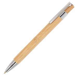 Penna a sfera Alberto Bamboo natural - personalizzabile con logo