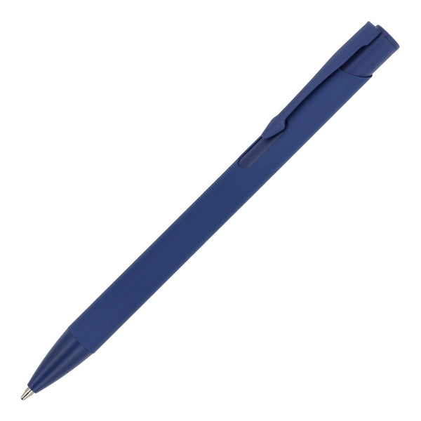 Penna a sfera Alicante softtouch Deluxe blu navy - personalizzabile con logo