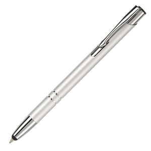 Penna a sfera Alicante Stylus color argento - personalizzabile con logo