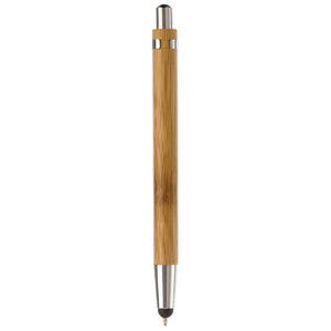 Penna a sfera Antartica Bamboo alluminio - personalizzabile con logo