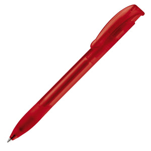 Penna a sfera Apollo Frosty beige / Rosso - personalizzabile con logo
