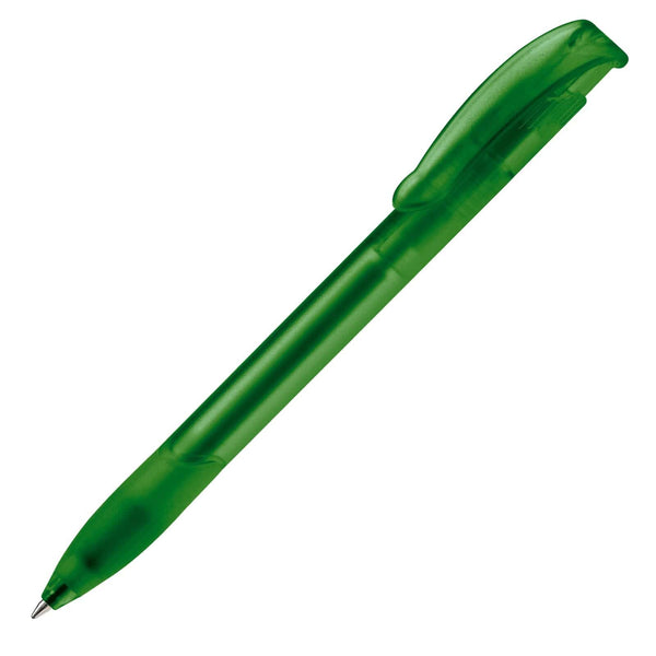Penna a sfera Apollo Frosty beige / Verde - personalizzabile con logo