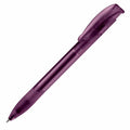 Penna a sfera Apollo Frosty beige / Viola - personalizzabile con logo