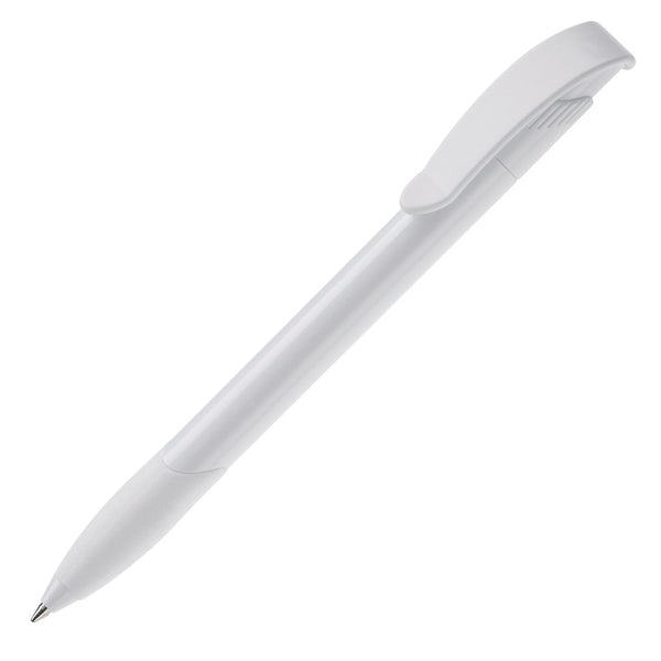 Penna a sfera Apollo Hardcolour Bianco / Bianco - personalizzabile con logo