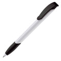 Penna a sfera Apollo Hardcolour Bianco / Nero - personalizzabile con logo