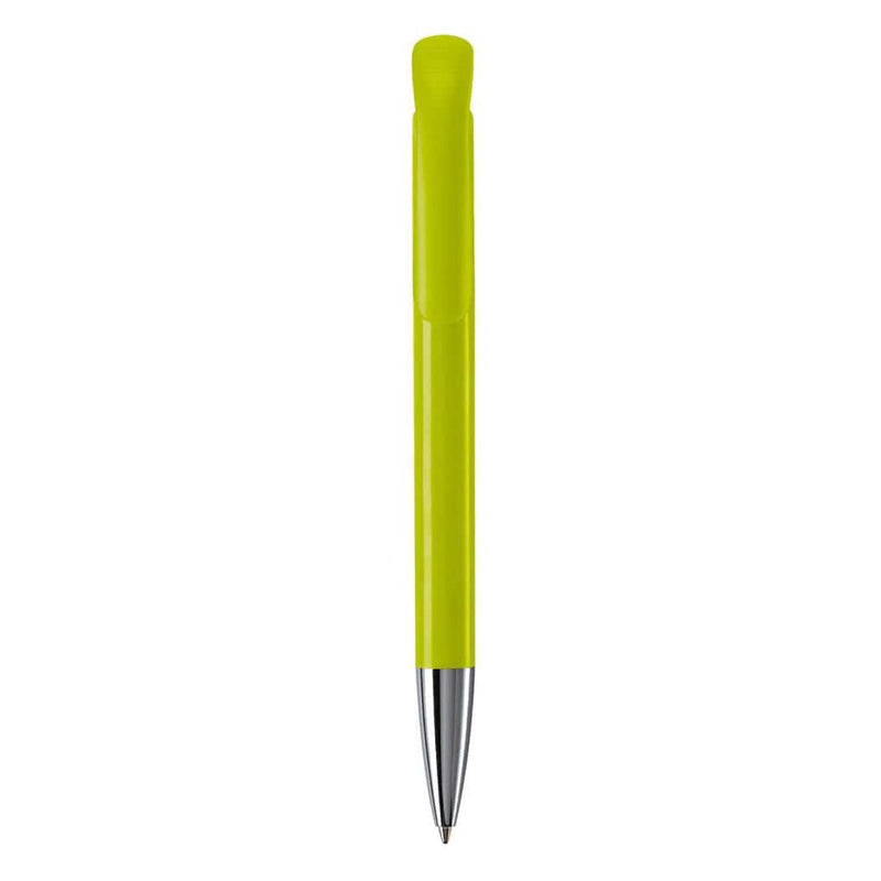 Penna a sfera Atlas punta in metallo duro verde - personalizzabile con logo