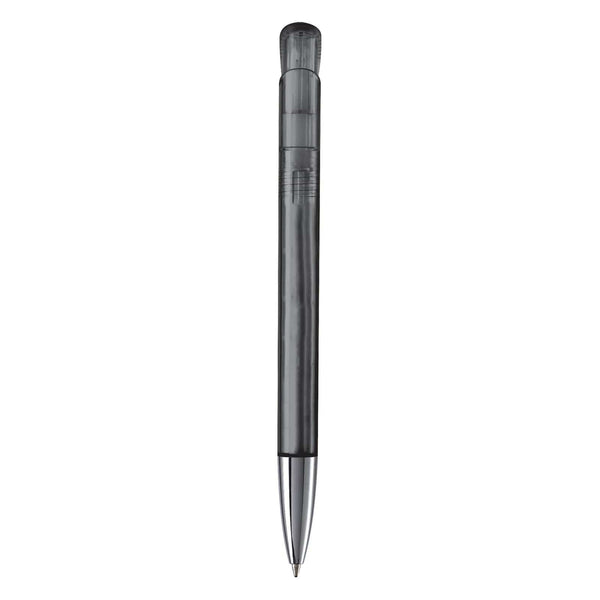 Penna a sfera Atlas punta in metallo trasparente - personalizzabile con logo
