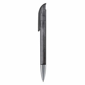 Penna a sfera Atlas punta in metallo trasparente - personalizzabile con logo
