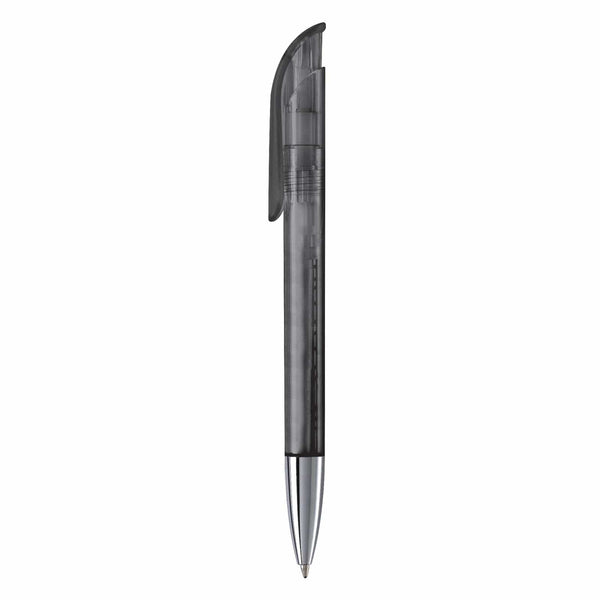 Penna a sfera Atlas punta in metallo trasparente - personalizzabile con logo