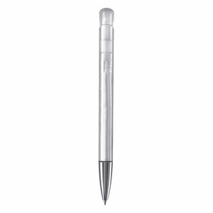 Penna a sfera Atlas punta in metallo trasparente - personalizzabile con logo
