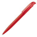 Penna a sfera Atlas soft-touch Rosso - personalizzabile con logo