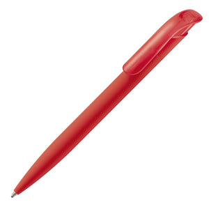 Penna a sfera Atlas soft-touch Rosso - personalizzabile con logo