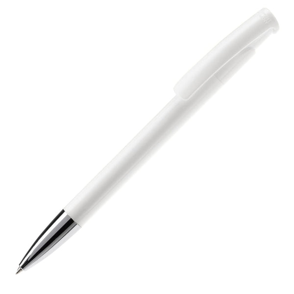 Penna a sfera Avalon Hardcolour Metal Tip Bianco - personalizzabile con logo