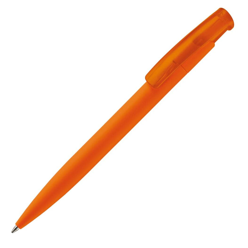 Penna a sfera Avalon soft touch Arancione - personalizzabile con logo