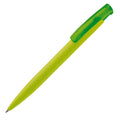 Penna a sfera Avalon soft touch verde - personalizzabile con logo