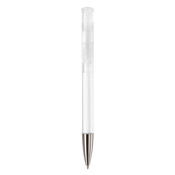 Penna a sfera Avalon Transparent Metal Tip - personalizzabile con logo